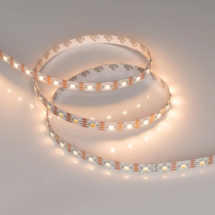 Лента светодиодная SPI-B60-10mm 12V Warm2700-PX1-RAM (9.3 W/m, IP20, 5060, 5m) (Arlight, бегущий огонь)