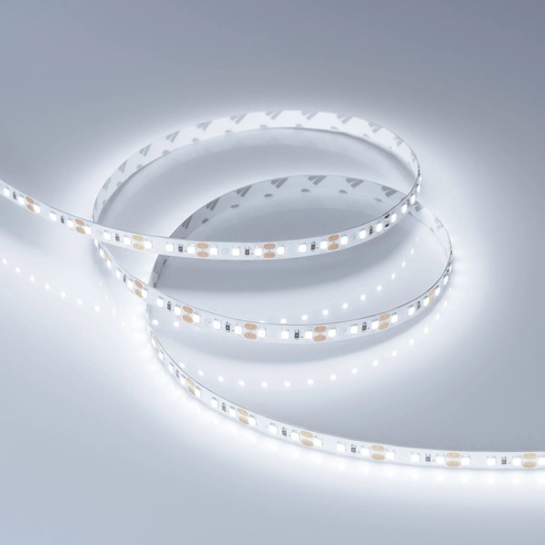 Лента светодиодная RT-A120-8mm 12V Cool 8K (14.4 W/m, IP20, 2835, 5m) (Arlight, Открытый)