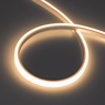 Лента герметичная WAVE-TOP-PU-A144-10x10mm 24V Warm3000 (5 W/m, IP68, 5m, wire x2) (Arlight, Вывод боковой, 3 года)