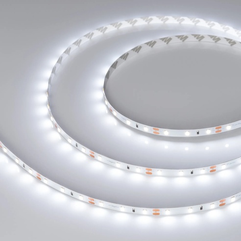 Лента светодиодная RT-A60-8mm 12V White6000 (2 W/m, IP20, 2835, 50m) (Arlight, П2)