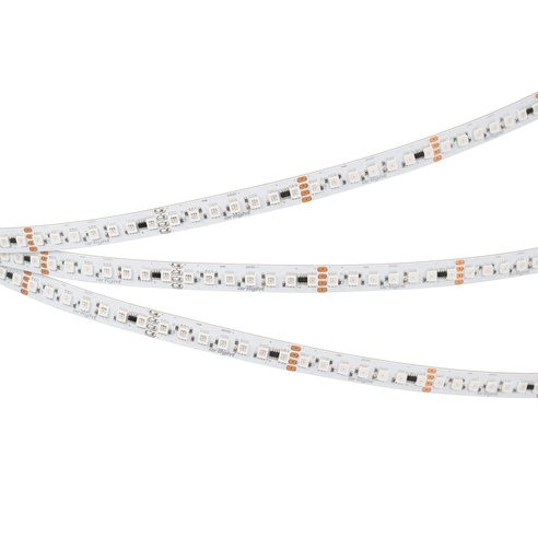 Лента светодиодная SPI-F140-10mm 24V RGB-PX7-BPT (22 W/m, IP20, 3535, 5m) (Arlight, бегущий огонь)