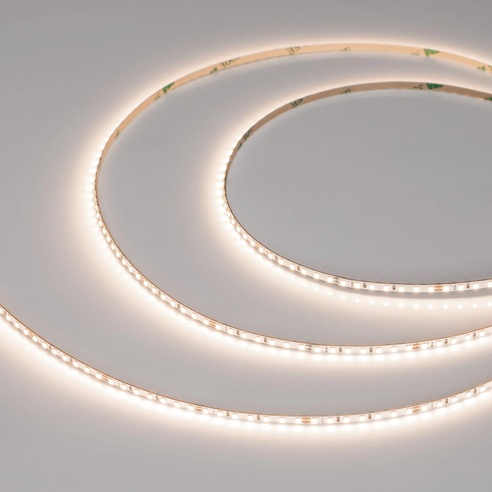 Лента светодиодная MICROLED-M182-3.5mm 24V Warm3500 (7 W/m, IP20, 2216, 5m) (Arlight, узкая)