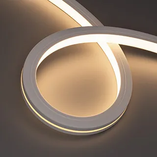 Лента герметичная MOONLIGHT-TOP-X280-20x20mm 24V Warm3000 (10 W/m, IP67, 0,5m, wire x1) (Arlight, Образец) - изображение товара