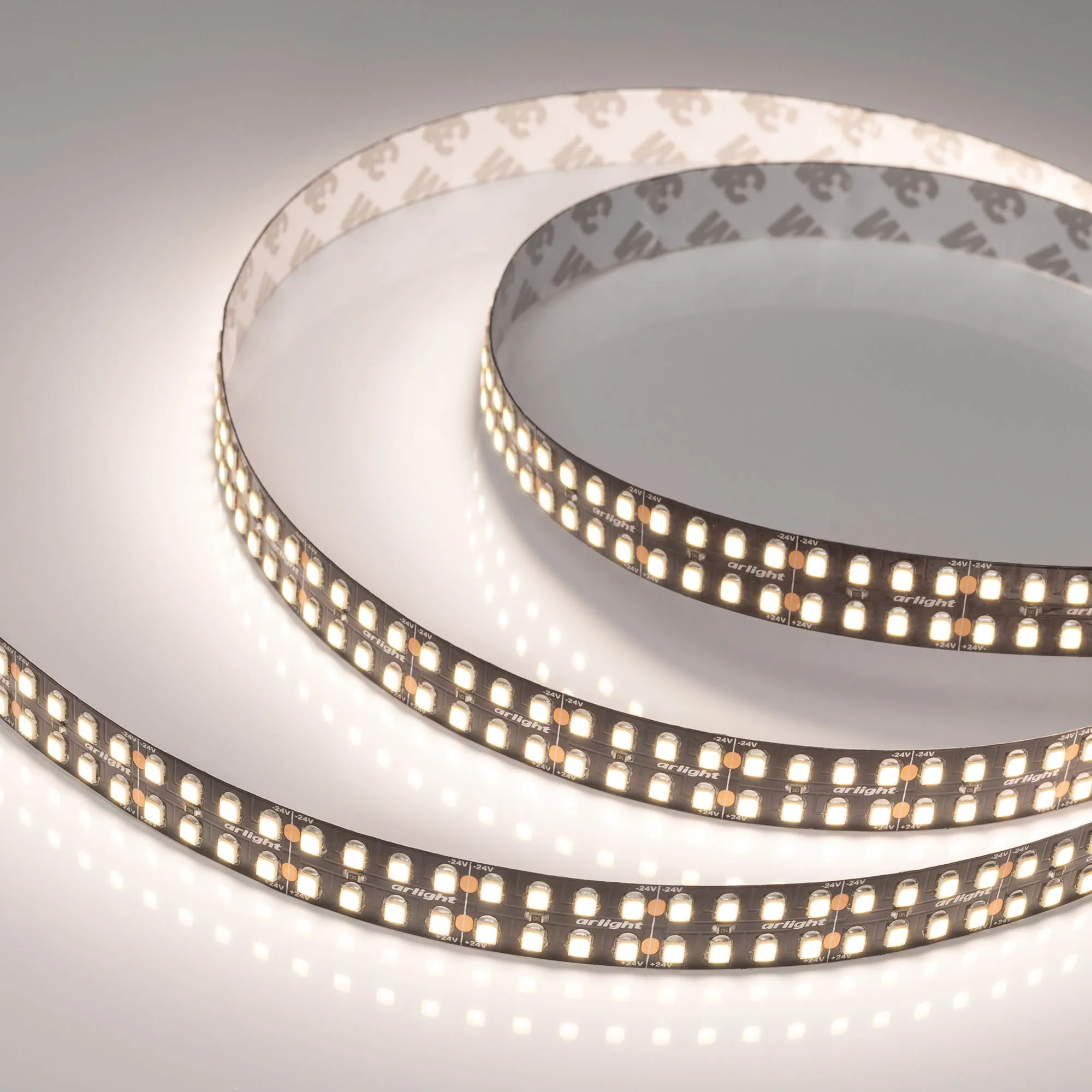 Лента светодиодная RT-5000-2835-320 24V Day4000 (BLACK 15mm, 24W/m, IP20) (Arlight, -) - изображение товара