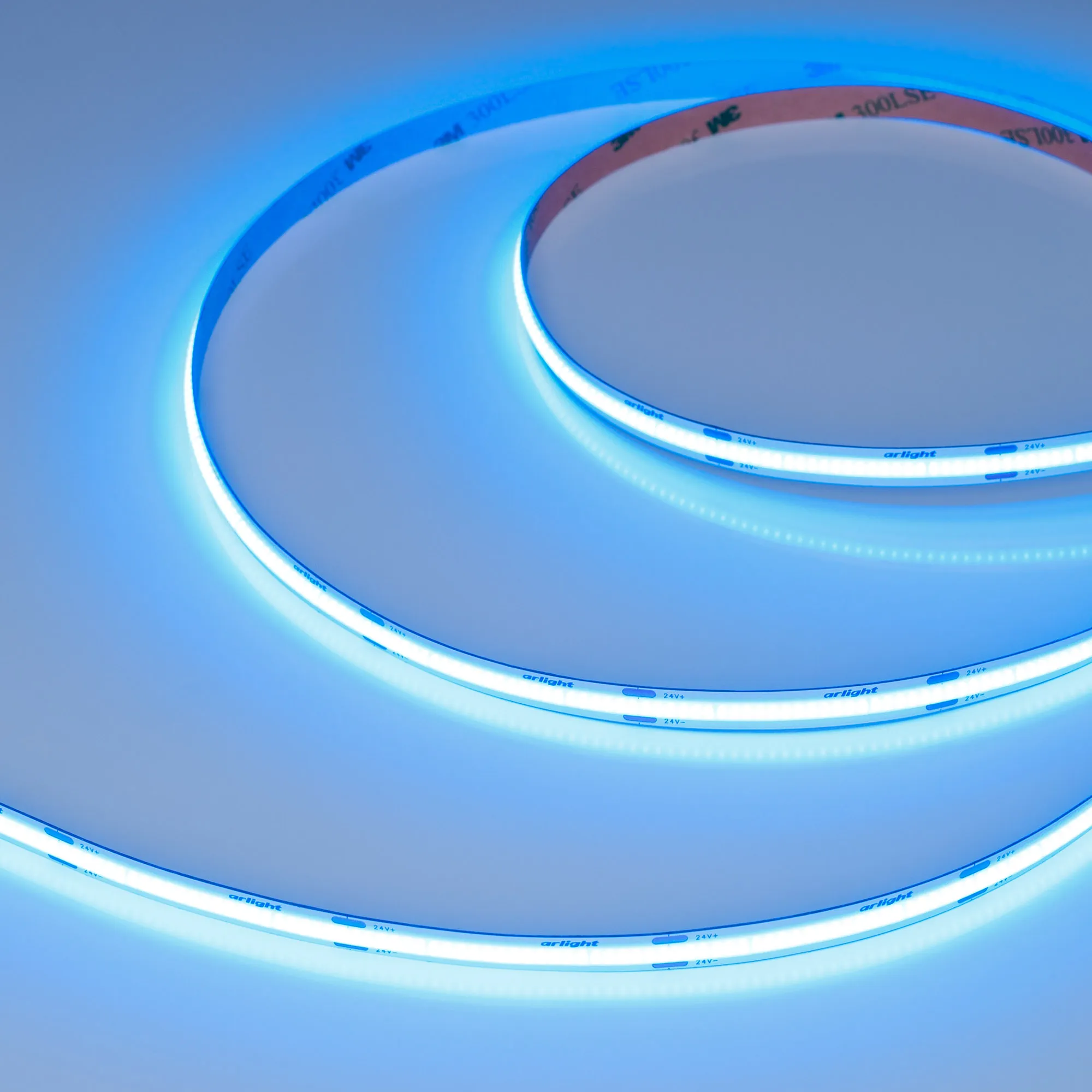 Лента светодиодная COB-X480-8mm 24V Blue (8 W/m, IP20, 5m) (Arlight, -) - изображение товара