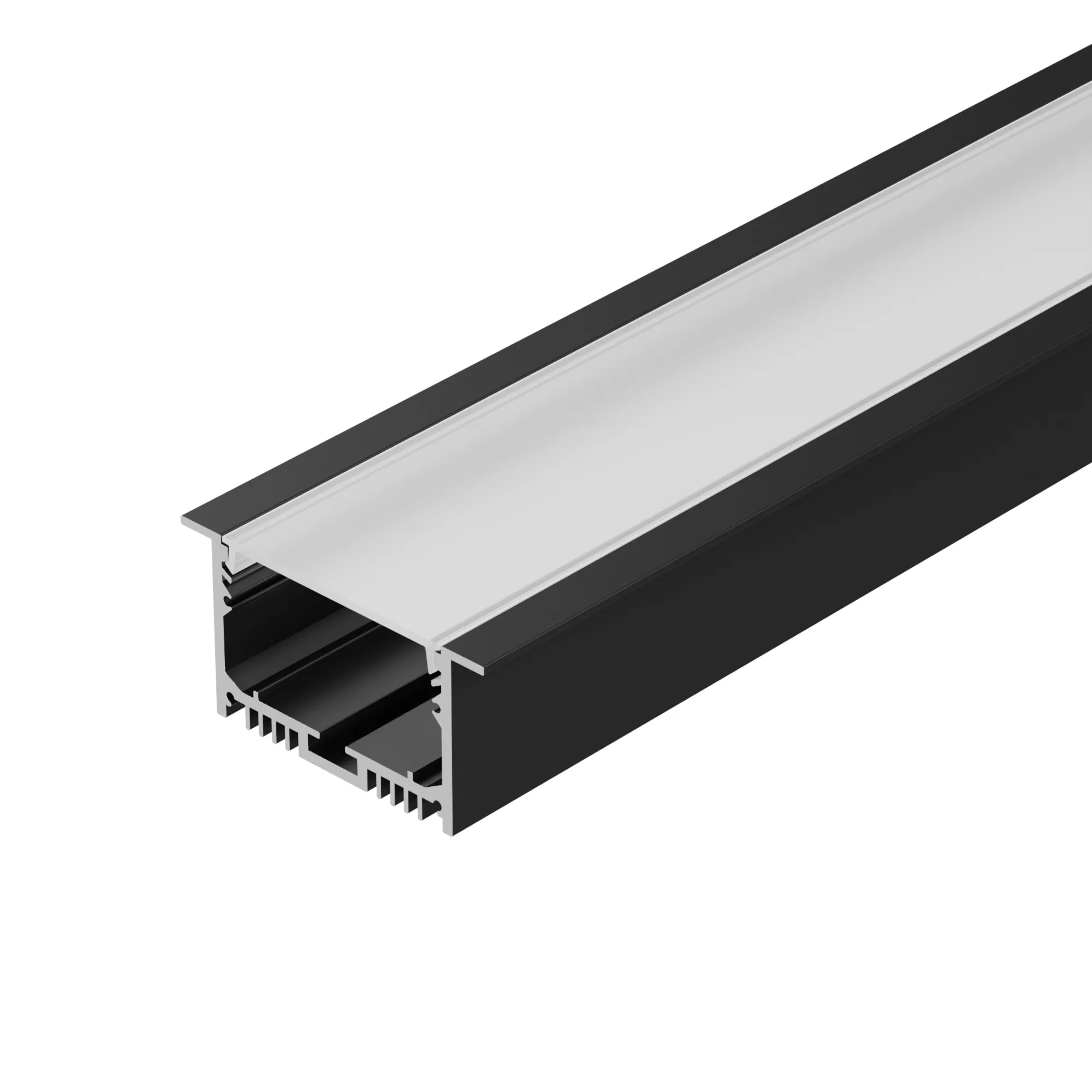 Профиль SL-LINIA62-F-2000 BLACK (BY) (Arlight, Алюминий)